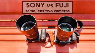 FUJI vs SONY –Same Lens Two Cameras, Which Is Better?