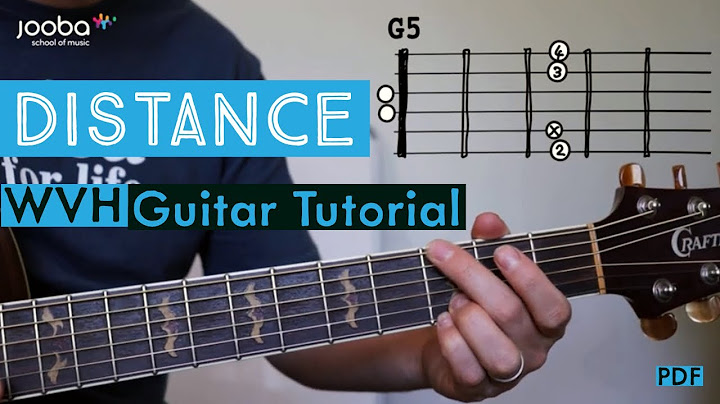 Distance Guitar version - Guitar performance video thumbnail