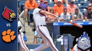 Louisville vs. Clemson Baseball Championship Highlights (2016)