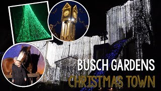 We Went to CHRISTMAS TOWN BUSCH GARDENS Williamsburg!