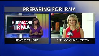 Downtown Charleston Irma preps