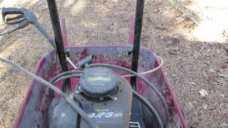 Generac powerwasher service and testing