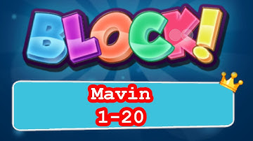 BLOCK! Mavin Level 1-20 (Basic) - Lösung Solution Walkthrough