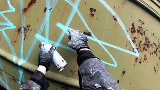 Graffiti Bombing. Freights, Tagging and Throw ups. Raw Video. Rebel813