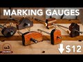 Gorgeous Woodworking Marking Gauges - DIY for Under $12 - Free Plans and Templates
