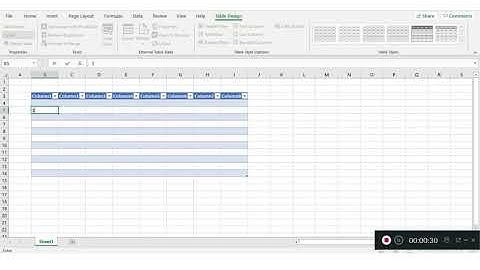 Cum să creezi tabel în Excel, ușor și rapid