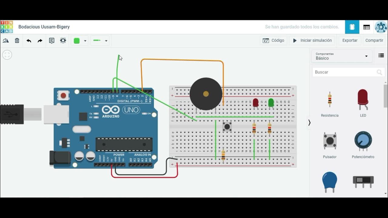 Timbre Piezoelectrico con Arduino - YouTube