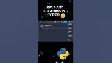 how many keywords in python. useful or not? #python #quiz #LearnTI#python #pythonprogramming
