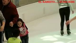 El Kabrito - My 1St Time Ice Skating, Teaching.....fail