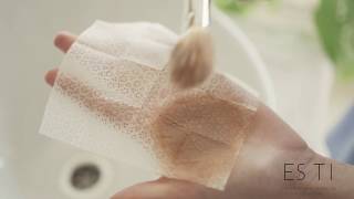Как мыть кисти или салфетки для кистей ESSTIR Premium