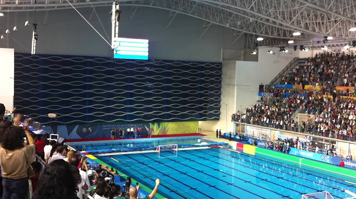 Premiación Clavados Sincronizados Trampolín 3m Varonil Final
