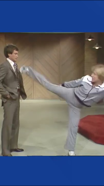 Chuck Norris Teaches Dave His Martial Arts Movie Magic | Letterman #Shorts