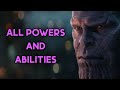 Thanos - All Powers and Abilities from the MCU