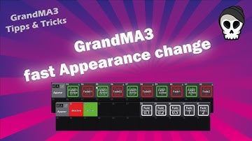 GrandMA3 fast Appearance Change