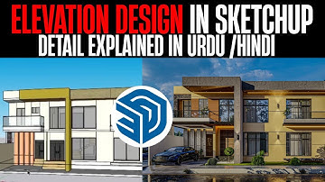 How To Make  Elevation In Sketchup | Front Elevation In Sketchup 2021 | Architecture Lab