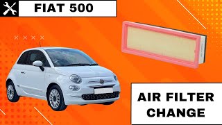 Fiat 500 1.2 Air Filter Replacement | DIY Tutorial (2007–2024)
