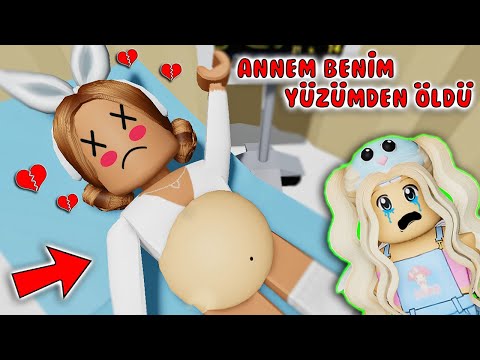 😭 ANNEM BEN DOĞUNCA ÖLDÜ ! 💔👶🏼|ROBLOX BROOKHAVEN GERÇEK HİKAYE ! 🍼