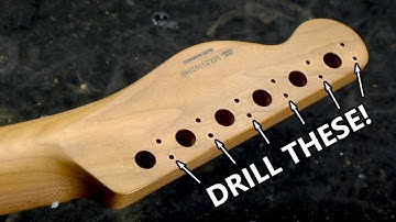 Pinned Tuner Installation (Fender Locking Tuners)