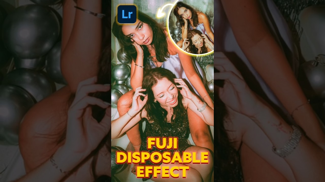 Lightroom:Fuji Disposable Effect #tutorial #like #lightroom #lightroomediting #lightroompresets