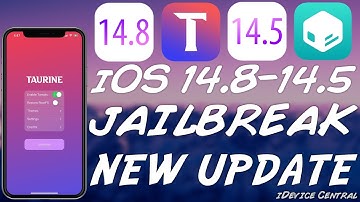 iOS 14.8 / iOS 14.7.1 / 14.5 JAILBREAK: Taurine Jailbreak Update & When To Expect It! (A12+)