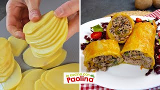 POTATO ROLL stuffed with meat. Perfect recipe for the whole family! screenshot 5
