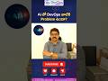AI వల్ల DevOps Jobs పోతాయా? నిజం ఏంటి? | DevOps Career in Telugu | #Shorts | DevOps with Prasad