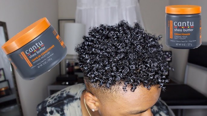 GET CURLY HAIR FOR BLACK MEN FT. CANTU FOR MEN - YouTube