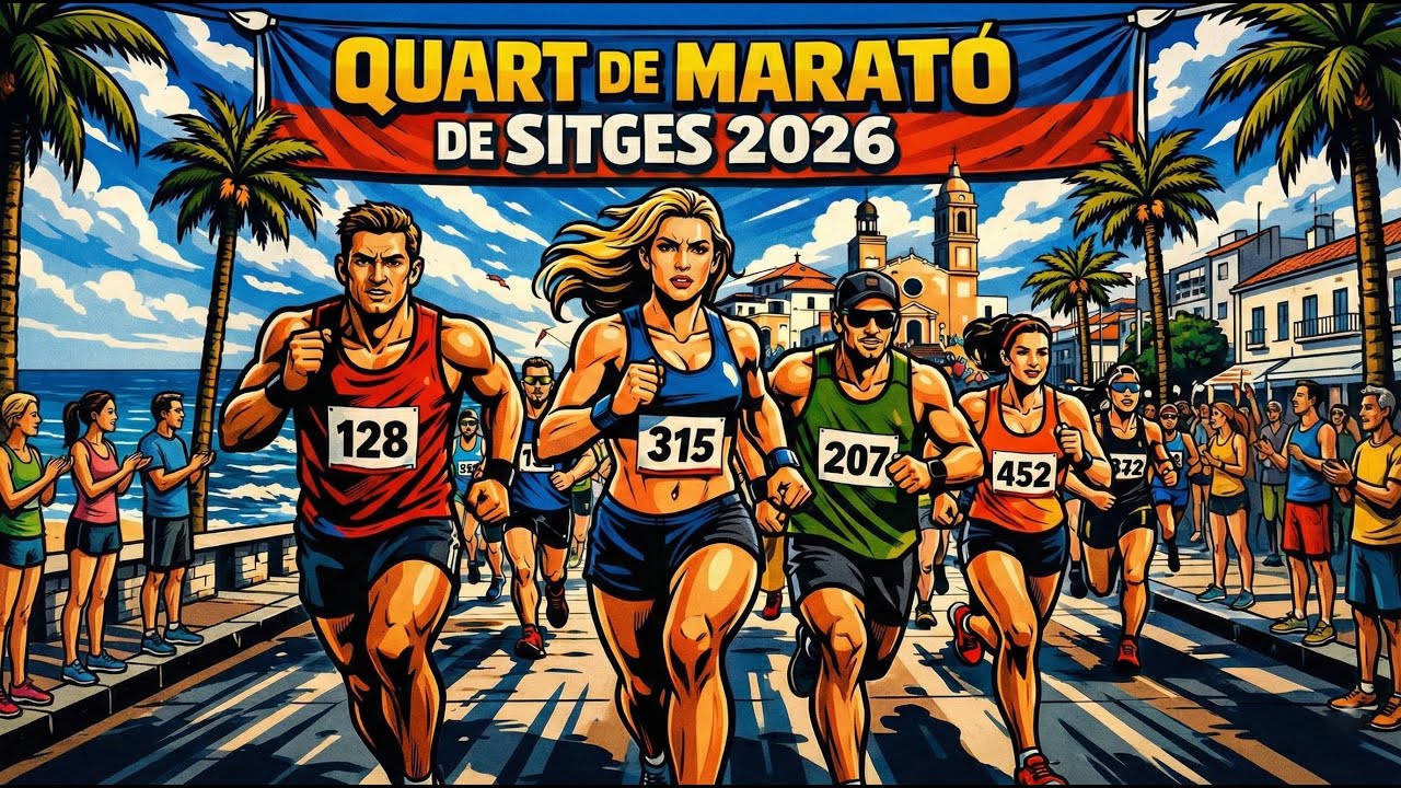 Quart de Marató de Sitges 2026 · Trípode