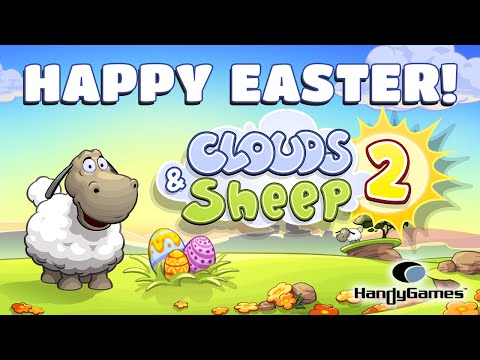 Happy easter with Clouds and Sheep 2!
