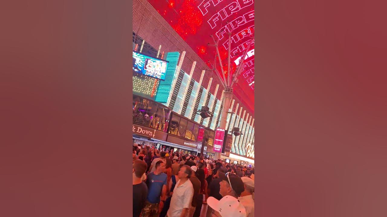 Fremont Street Downtown Vegas On 8/31/2024/Labor Day Weekend🥳🙌🤙😎 YouTube