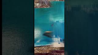 Linear gradient using acrylics