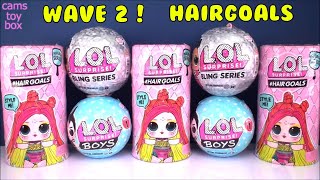 WAVE 2 Hairgoals LOL SURPRISE Boys BLING Makeover Series 5 1 Unboxing DOLLS Blind BAGS