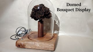 Rotating Domed Bouquet Display