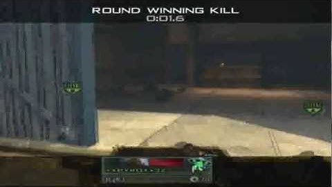 Best MW2 Round Winning 360 3rd Eye Quick Scope Wallbang Kill Cam in S&D!