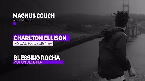 6 Modern Lower Thirds After Effects Templates