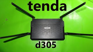 tenda d305 طريقة اعدادات راوتر Méthode de configuration du routeur Tenda D305 as dsl