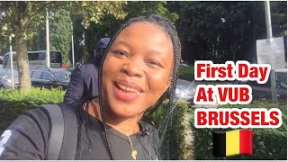 First Day Of School/ Starting a Masters abroad in Belgium/ VUB Orientation Week 2021