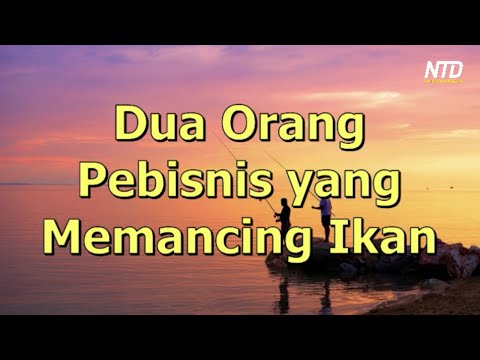 Dua Orang Pebisnis yang Memancing Ikan