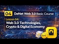 DeNet Web 3.0 Basic Course – Lesson 04: Web 3.0 Technologies, Crypto &amp; Digital Economy
