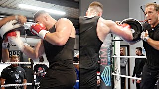 BRUTAL POWER - JOHNNY FISHER SMASHES THE PAD AS HE LOOKS TO WIN FIRST TITLE ON JOSHUA v WHYTE CARD