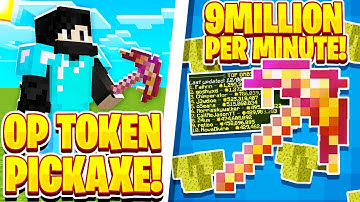 *INSANE* PICKAXE MAKES US 10 MILLION TOKENS PER MINUTE! | Minecraft OP Prison