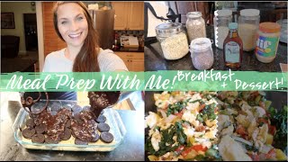 Meal Prep With Me for Vaca!! Breakfasts, Dessert, duh, And A Snack! Yum Yum on the Kickdrum