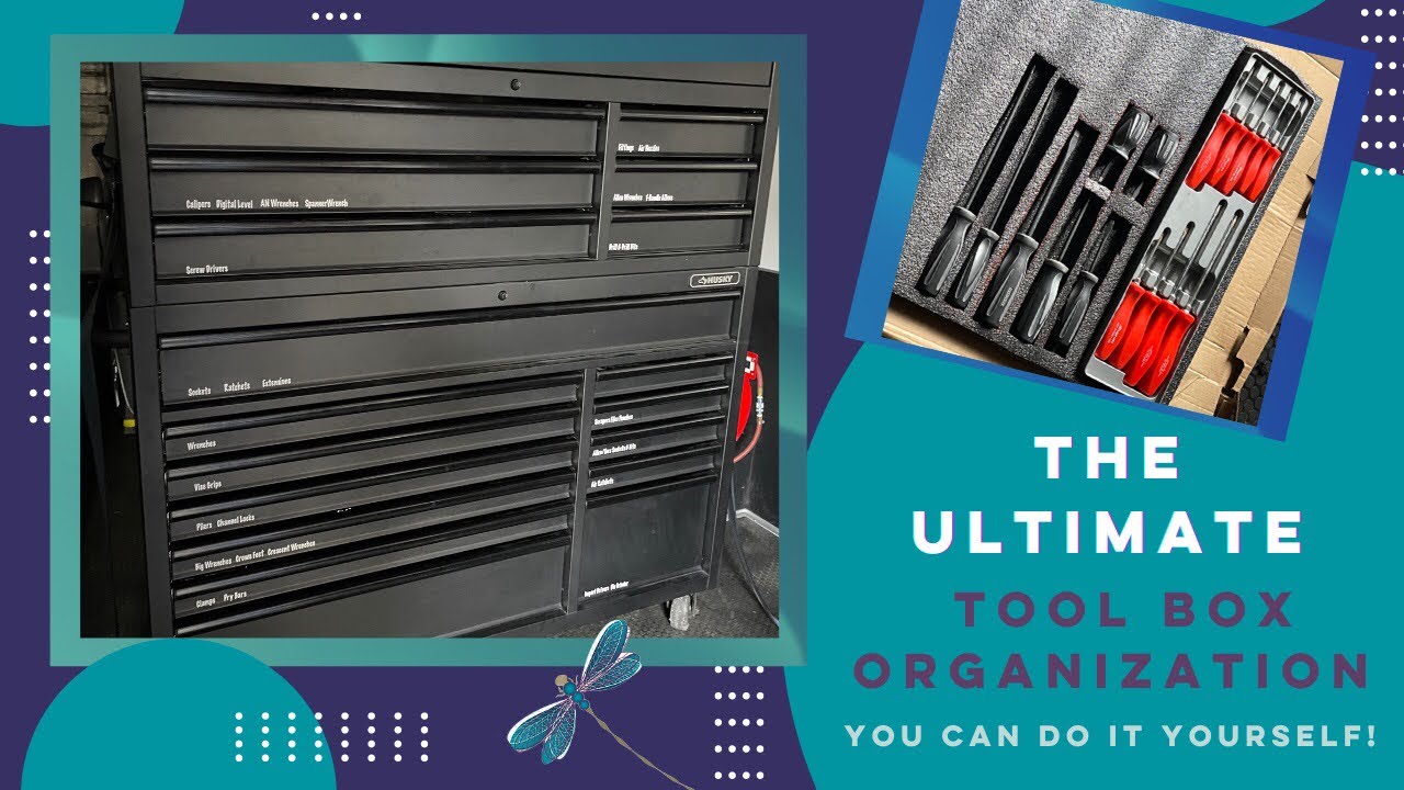 Tool Sorter Pliers Organizer – Black  Tool drawers, Tool box organization,  Tool box diy