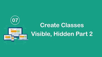 Responsive Design in Arabic #07 - Create Visible Hidden Classes Part 2