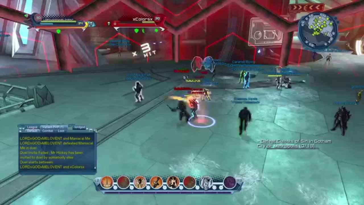 DC Universe Online Lord Melovent vs xColorsx DCUO