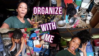 EXTREME Organize/Clean/Declutter House Storage Room! Motivation and inspiration! | Annesha Adams