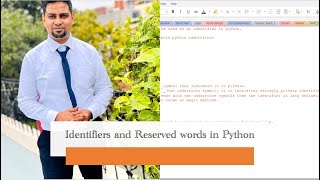 Complete Python by Karthik Babu - Day 4| Python Identifiers | Notes in Description.