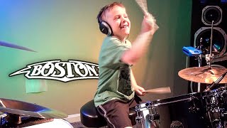 Vignette de la vidéo "SMOKIN - BOSTON (6 year old Drummer)"