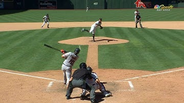 SF@ARI: Nunez plates Crawford with a single to center