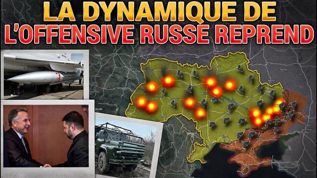 Attaque massive contre les infrastructures énergétiques 🏭 Reprise de la dynamique offensive📈